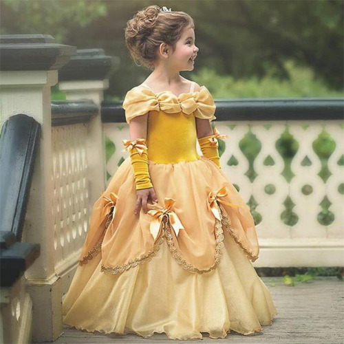Vestido Princesa La Bella Y La Bestia Regalo Ideal | Meses sin intereses Vestido Princesa La Bella Y La Bestia Regalo Ideal | Meses sin intereses
