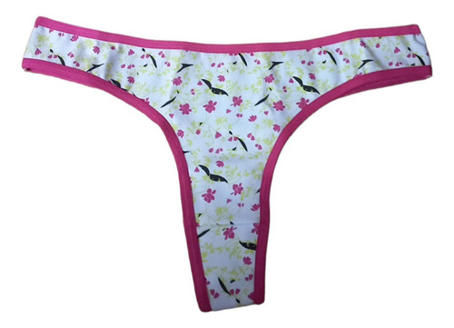 Colales/tanga Algodón Estampada Popi.