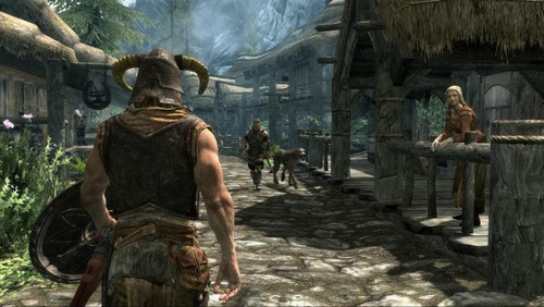 The Elder Scrolls V: Skyrim - Xbox 360 - Mídia Física + Mapa (Usado)