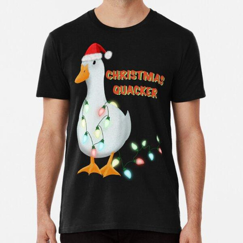 Remera Navidad Quacker Divertido Chiste De Navidad Algodon P