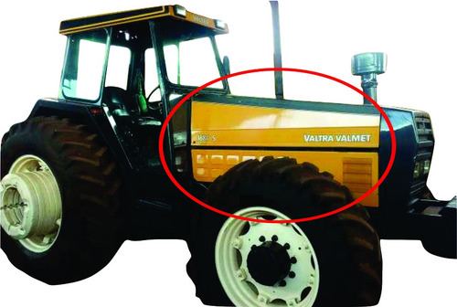 Lataria Capô Dianteira Completa Trator Valtra Valmet 1680