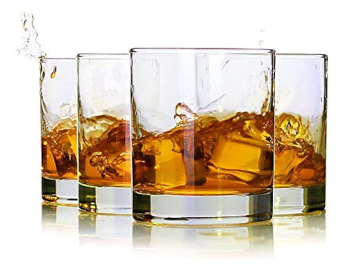 Luxu Vasos De Whisky, Premium 11 Oz Vasos Escoceses Juego De