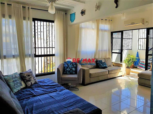 Imagem 28 de 30 de Cobertura Duplex 3 Dormitórios (2 Suítes) Mobiliado Solarium Com Piscina E Churrasqueira 2 Garagens Fixas 300 Metros Praias Tombo, Guarujá/sp - Co0065
