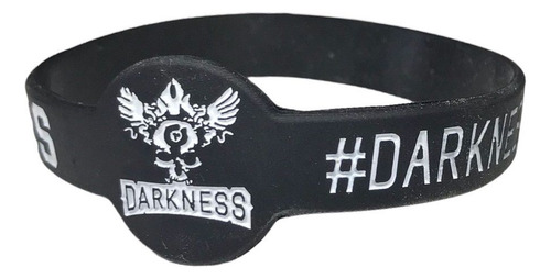 Pulseira De Silicone Darkness Nation - Padrão: Único
