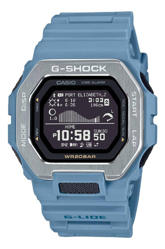 Reloj Casio G-shock G-lide gbx-100-2adr azul claro