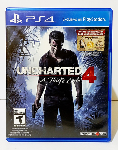 Uncharted 4: A Thief's End Juego Ps4 Físico