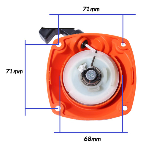 Tapa Arranque Compatible Con Desbrozadora Husqvarna 143r