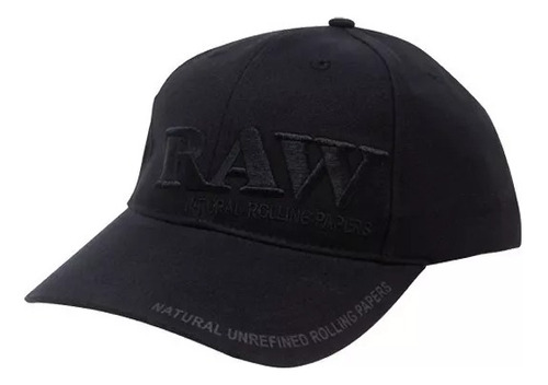 Gorra Raw Hat Black On Black Original Cert Tzimtzumtienda