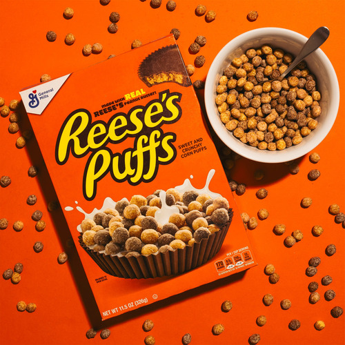 Cereal Reeses Puffs Mega 884grs. Importado