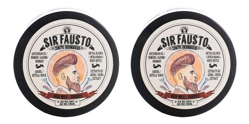 Sir Fausto Men's Old Wax Cera Fijación Fuerte 200ml Uñas 6c