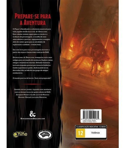 Dungeons Dragons Players Handbook Livro Do Jogador Portugues