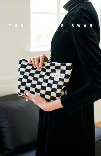 El Cisne De Verano | Bolsa De Maquillaje Estética Grande |