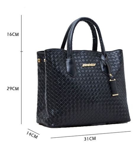 Imagen 2 de 10 de Set 6 Bolsas Alta Moda Dama Mujer Cosmetiquera Mano Hombreo