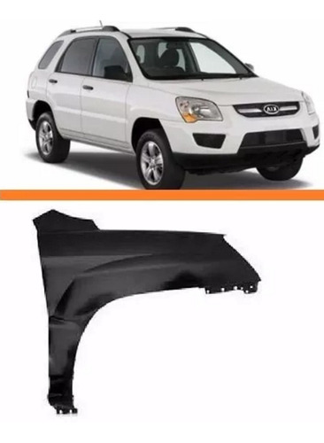 Paralama Sportage Direito Ano 2005/ 2010 Com Furo