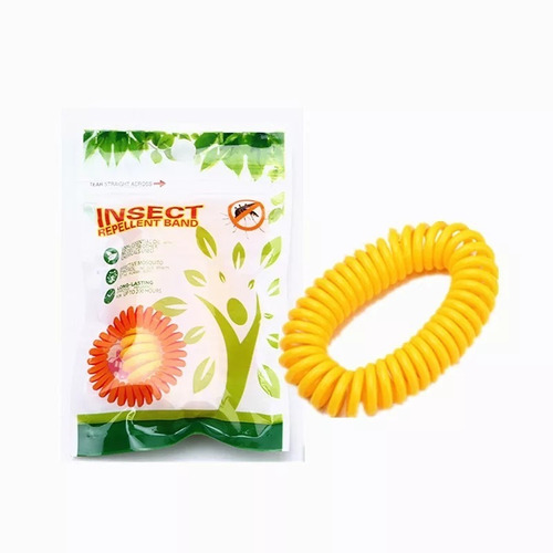 10x Pulseira Espiral Repelente Citronela Mosquito Dengue Zik