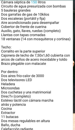 Motorhome Mercedes Benz 1633 - Modelo 95