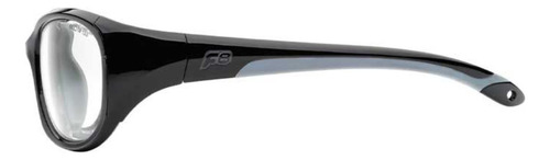 Goggles Deportivos Recspecs All Pro Xl 203 Shiny Black Lente Transparente Talla Large/xl
