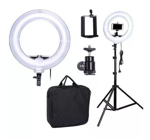 Ring Light Maxx Led Blogueira Youtuber Selfie Foto + Tripé