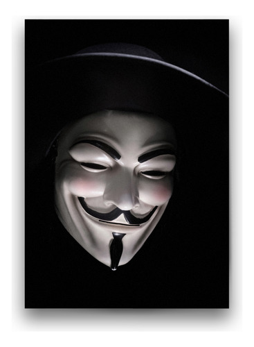 Póster Papel Fotográfico Vendetta Mascara Sala Estudio 40x80