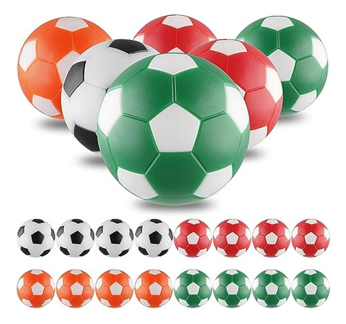 Pack De 16 Pelotas De Futbolín De 