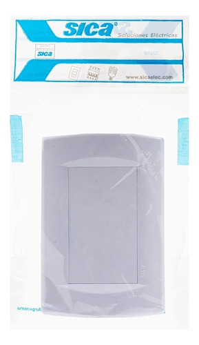 Imagen 4 de 6 de Llave De Luz Sica - Tapa Ciega Blanca - Decoración