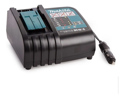 Carregador automotivo Makita DC18Se 18v de íon de lítio embutido Lxt