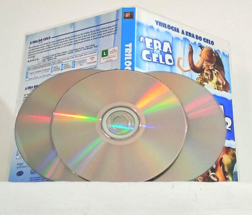 Dvd Trilogia A Era Do Gelo-novo-original
