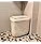 Papelera Delgada Para Baño Con Tapa De 3.7 Galones. Papelera