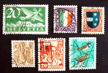 Comprar Suiza - Lote 6 Lindos Sellos Usados Altos L2300