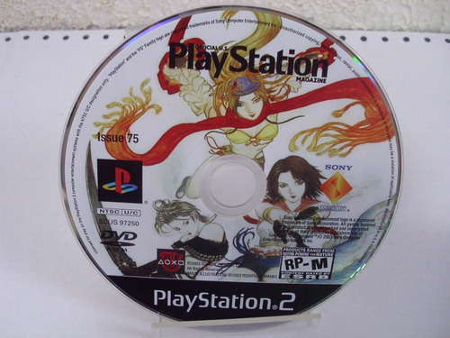 Oficial Us Playstation Magazine Disco De Demo Raro Ps2 Origi