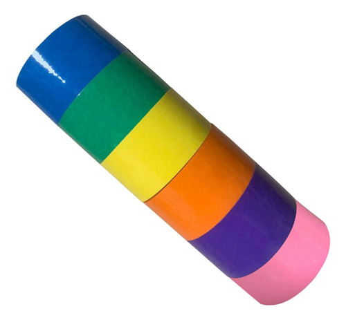 12 Peças De Fitas Adesivas Bola Fitas Coloridas Conjunto