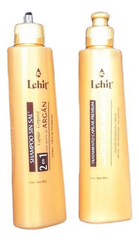 Kit Shampoo Tratamiento Argan Lehit - mL a $147
