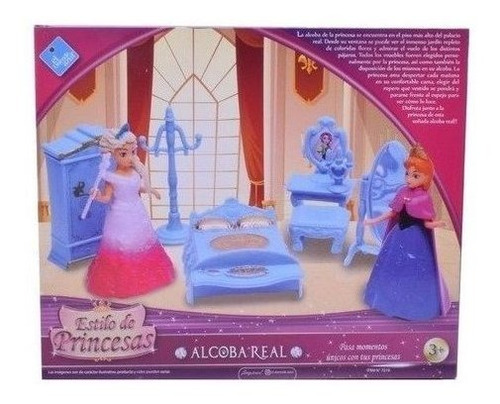 Muñeca Princesas Con Muebles El Duende Azul 