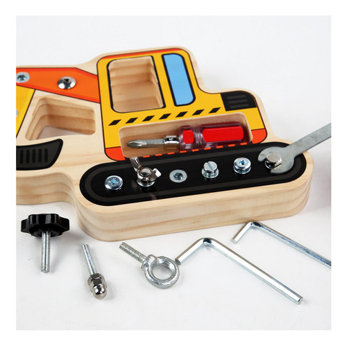Montessori Tornillo Driver Board Tuerca Herramienta Tornillo