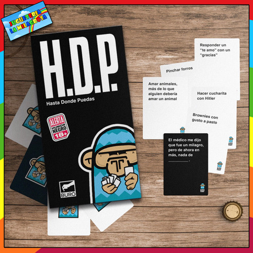 Juego De Cartas H.d.p. Hasta Donde Puedas Previa Amigos C
