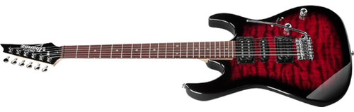 Guitarra Electrica Ibanez Gio Grx70qa Trb Color Rojo