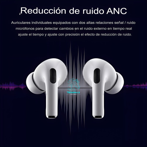 Audífonos Bluetooth Premium Pantalla Táctil Comp Ios/android