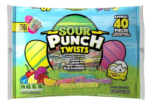 Sour Punch Twists Edicion Pascua 255g Americano