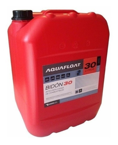 Bidon Aquafloat 30 Litros Combustibles Nafta Gasoil