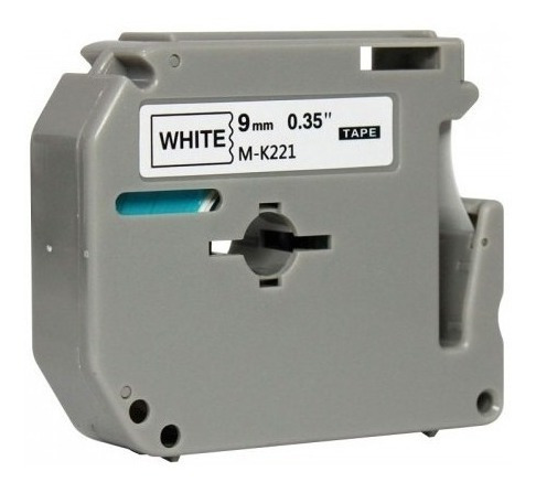 Imagem 8 de 9 de Fita Compativel P/ Rotulador Brother Pt-45 Pt-55 M-k221 9mm