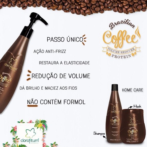 Alisamento Sem Formol Brazilian Coffee Clorofitum