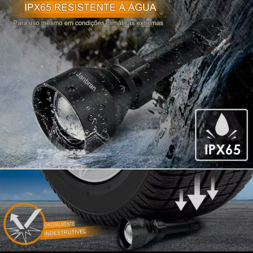 Lanterna Uniquefire Xpe Caça Luz Verde Aluminio 2000 Lumens
