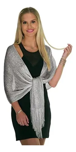 Chales Y Chales Shineglitz Para Vestidos De Noche, Chales Me