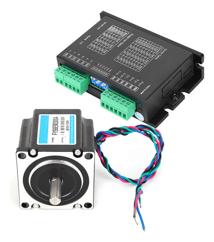 Motor Paso A Paso Bifásico Nema 23 De 24 V/3 A Con Controlad