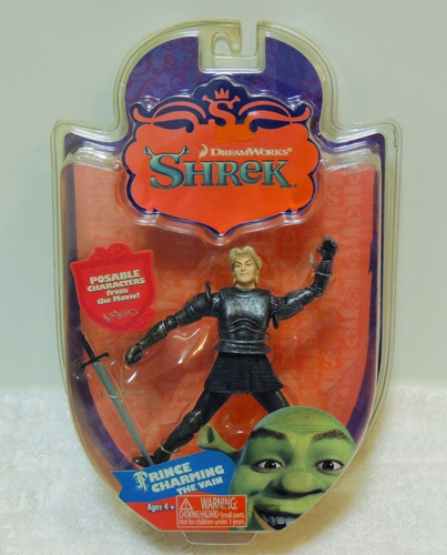 Shrek Dreamworks Figura Articulada Del Principe Encantador!!