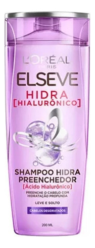 Shampoo Elseve Hidra Hialurônico Preenchedor Loréal 200ml