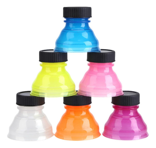 Tapas De Refresco Transparentes, Cubiertas Reutilizables A 6
