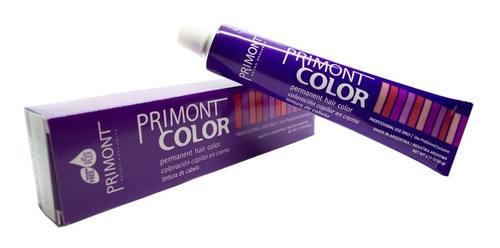 Primont Color Tintura Coloración Cabello X 60gr Con Amoniaco