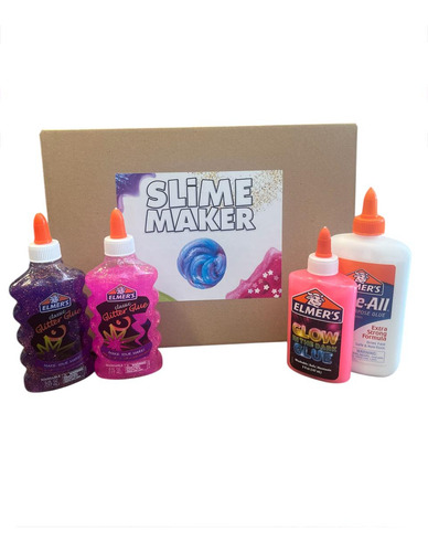 Kit Para Hacer Slime Con Pegamento Elmers Incluye Accesorios