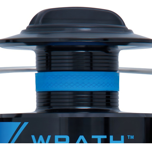 Carrete Penn Pesca Spinning Wrath - Wrth5000c Color Negro Lado De La Manija Derecho/izquierdo